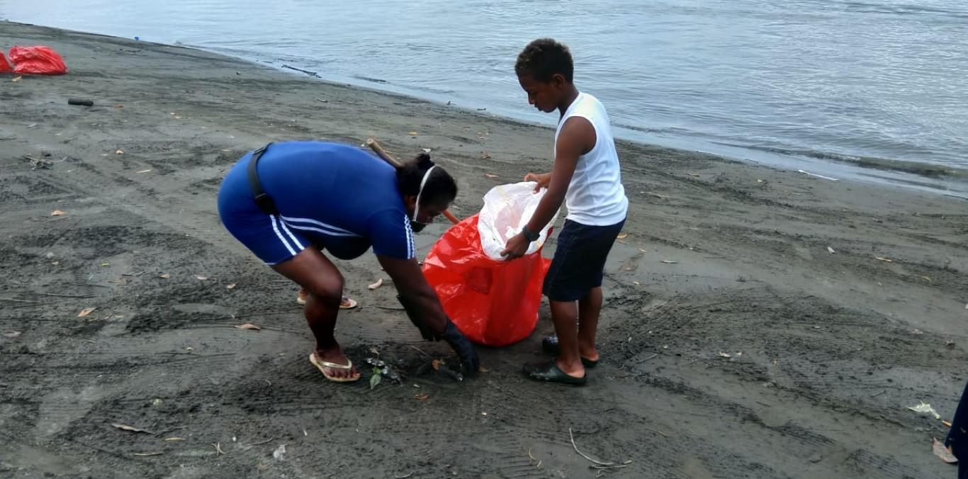 CVC Y OTRAS ENTIDADES ADELANTAN RECOLECCIÓN DE PECES MUERTOS EN LA BAHÍA