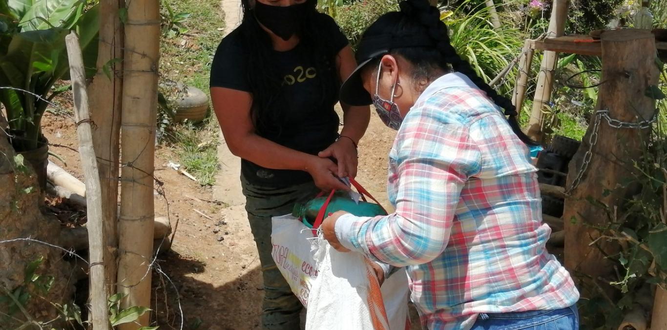 DOS MUJERES SON LAS ENCARGADAS DEL RECICLAJE EN ZONA RURAL DE VIJES