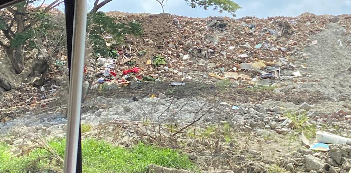 SUSPENDEN ACTIVIDAD DE DISPOSICIÓN FINAL DE RESIDUOS DE CONSTRUCCIÓN Y DEMOLICIÓN AL RIO CAUCA