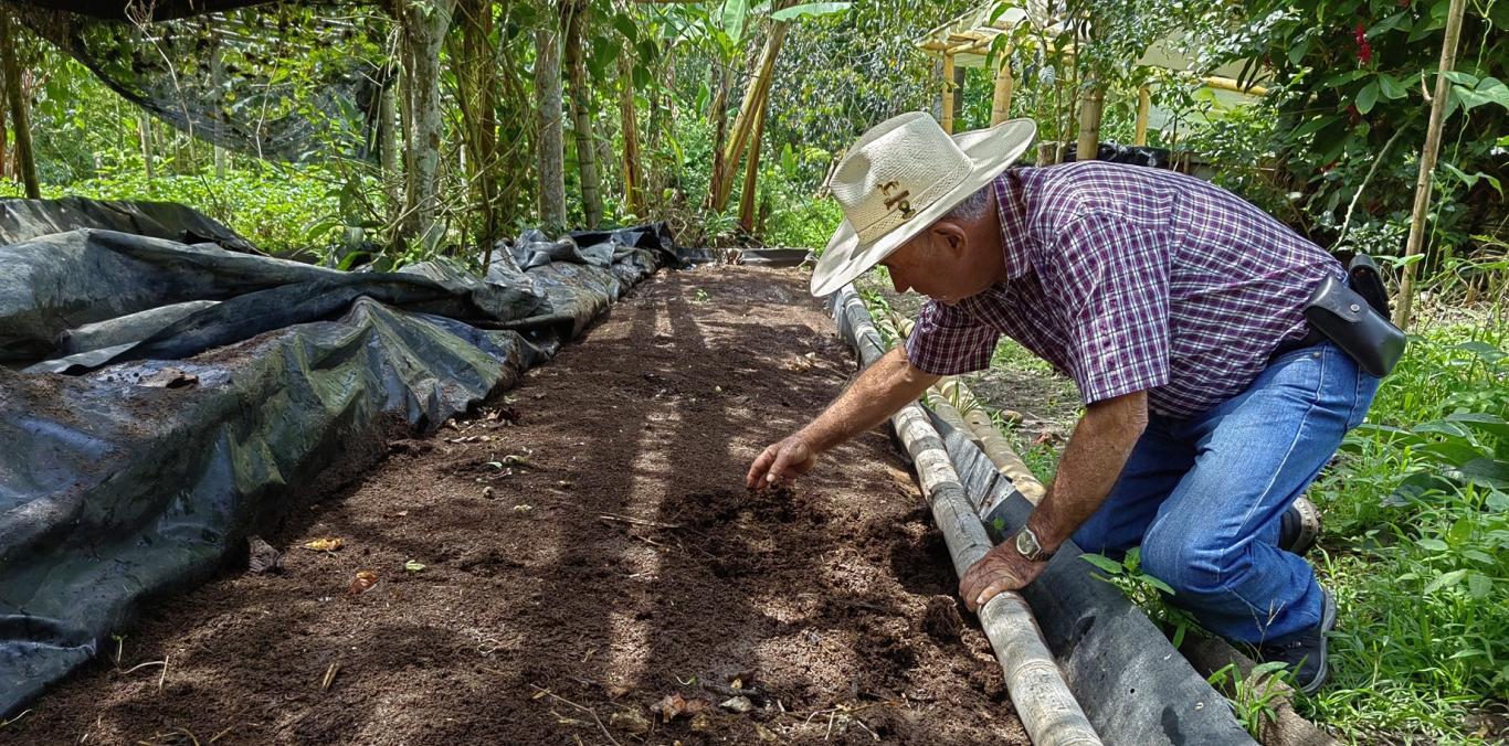 AGRICULTOR DE EL DOVIO TRANSFORMA RESIDUOS EN ABONO DE ALTA CALIDAD Y FORTALECE LA SEGURIDAD ALIMENTARIA LOCAL