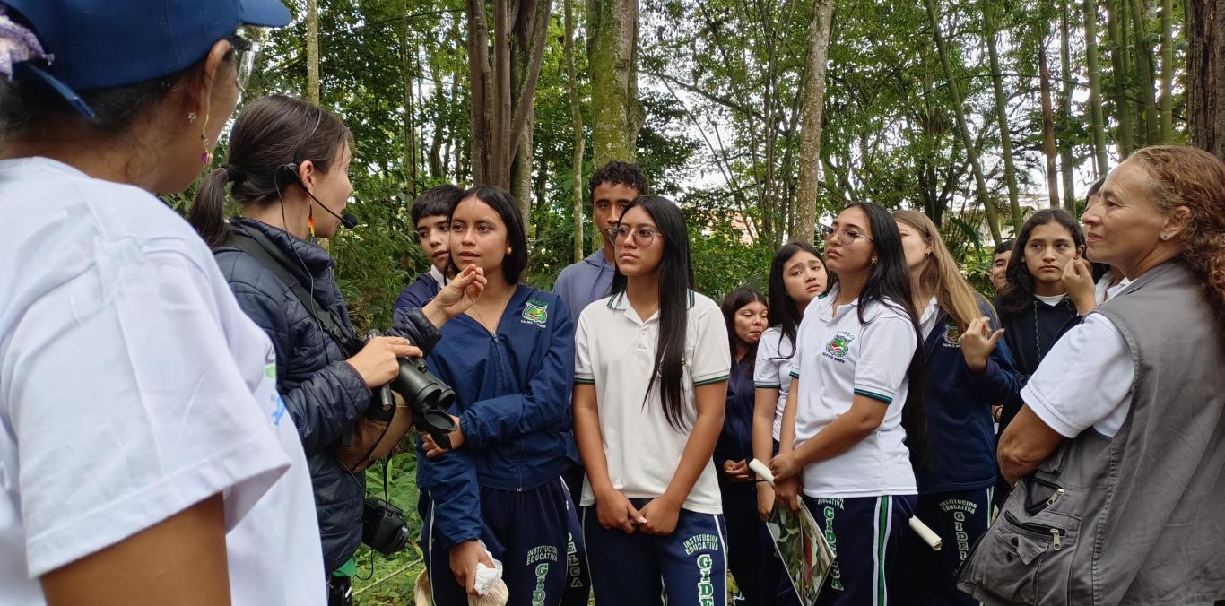 ESTUDIANTES SON AVISTADORES DE AVES EN CALIMA EL DARIÉN