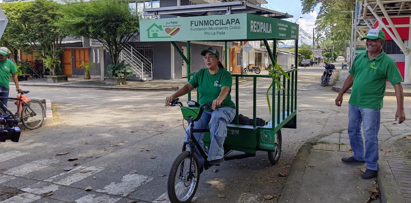 “RECICLETA”: MOVILIDAD SOLAR AL SERVICIO DEL RECICLAJE EN EL CORREGIMIENTO LA PAILA