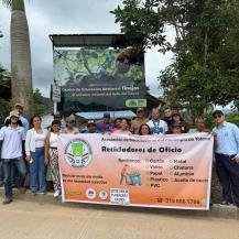 GUARDIANES DEL RECICLAJE CELEBRAN SU LABOR EN LA RESERVA DE YOTOCO