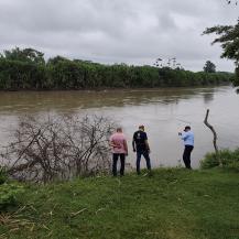 CVC Y ALCALDÍA DE LA VICTORIA INTENSIFICAN MONITOREO PREVENTIVO EN DIQUES DE PROTECCIÓN DE ORILLA
