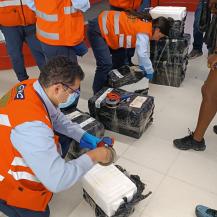 CVC INCAUTA CARNE DE ARMADILLO Y DE GUAGUA EN EL AEROPUERTO ALFONSO BONILLA ARAGÓN DE PALMIRA      