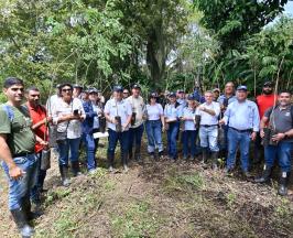 LA CVC Y LA COMUNIDAD DE ANDALUCÍA SEMBRARON 3.000 ÁRBOLES, POR UN VALLE MÁS VERDE