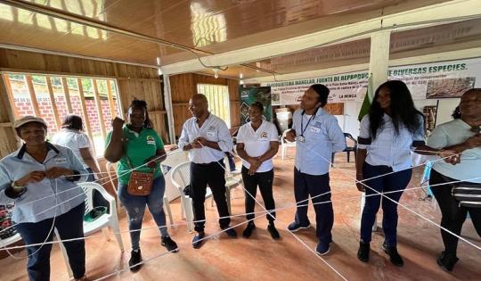 SE REALIZÓ SIEMBRA MASIVA DE MANGLE EN BUENAVENTURA