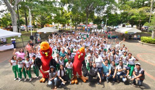 ROQUE Y RUPITO LLEGARON AL PARQUE DE ANDALUCÍA PARA ENSEÑAR MEDIANTE EL JUEGO