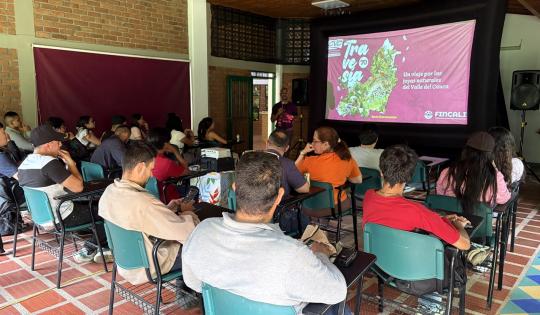 CEA PARQUE DE LAS HELICONIAS FUE EL ESCENARIO PARA LA ÚLTIMA FUNCIÓN DEL DOCUMENTAL TRAVESÍA 70